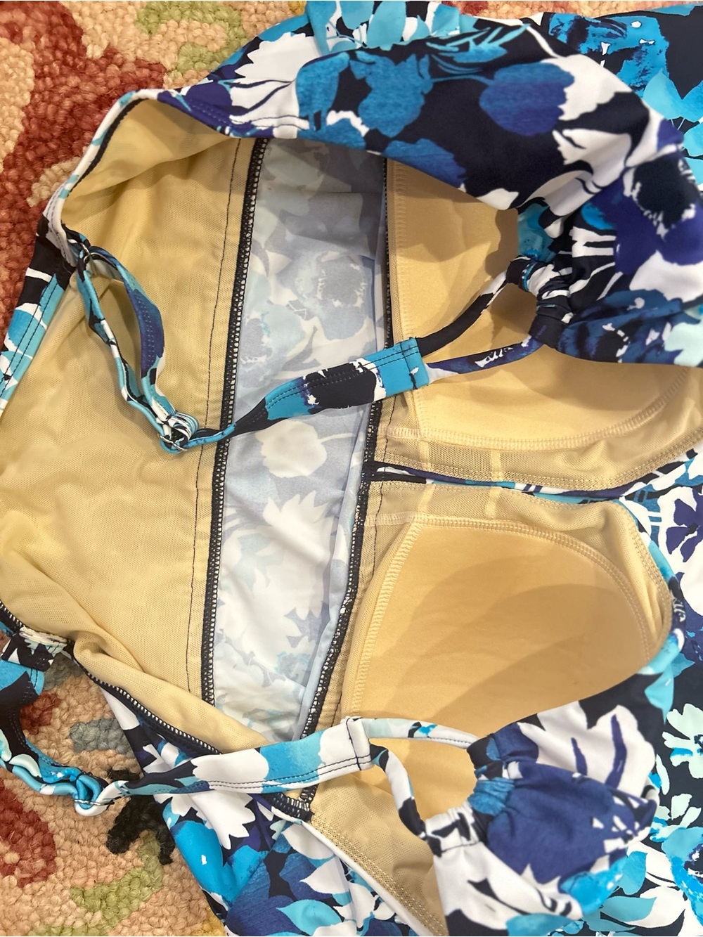 Swimsuits For All Floral Tankini Set 2PC Size 20 NWOT - Picture 9 of 12